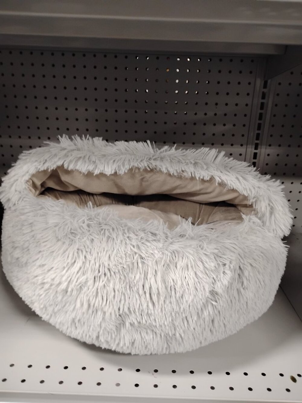 New Plush Hooded Pet Bed